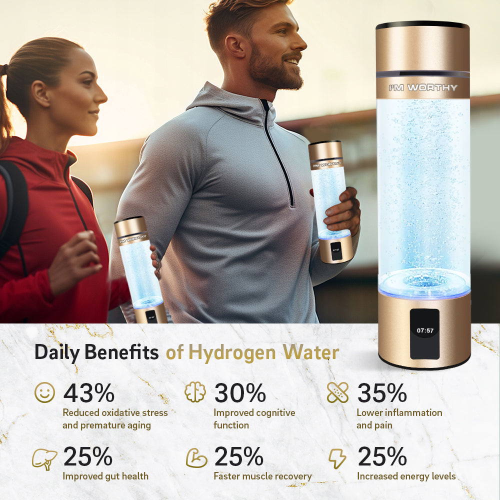 Hydrogen Water Bottle – “I LOVE MY SELF"
