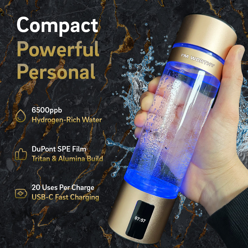 Hydrogen Water Bottle – “I LOVE MY SELF"