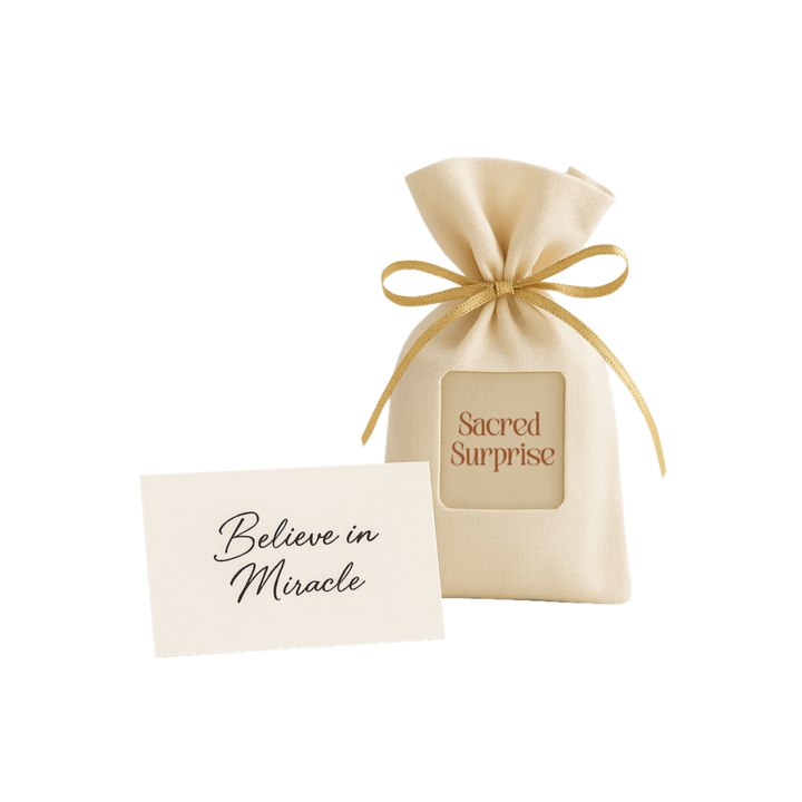 A handwritten VIP Miracle Card and a sacred surprise prepared only for you